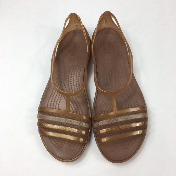 SOLD Crocs Isabella Boho Flat Jelly Sandals - Picture 2 of 8